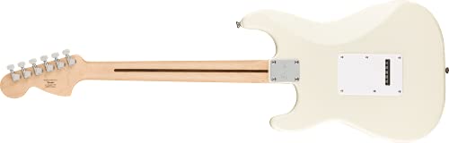 Squier by Fender エレキギター Affinity Series™ Stratocaster®, Maple Fingerboard, White Pickguard, Olympic White ソフトケース付きの特徴・詳細 画像