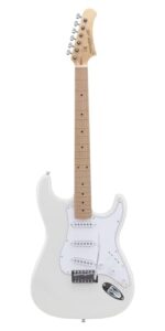 Photogenic フォトジェニック エレキギター STタイプ メイプル指板 ホワイト ST-180M/WH [ソフトケース/シールド/調整用レンチ付属] 1