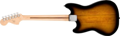 Squier by Fender スクワイヤー エレキギター Squier Sonic™ Mustang®, Maple Fingerboard, White Pickguard, 2-Color Sunburst ソフトケース付きの特徴・詳細 画像