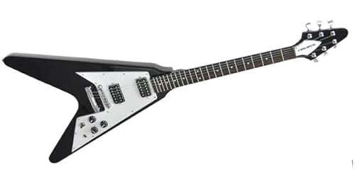 エレキギター フライングVタイプ 2ハムバッカー仕様 ブラックの特徴・詳細 画像