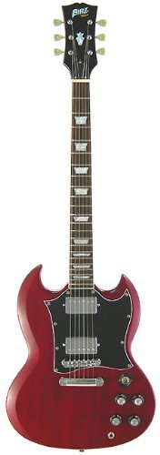 Blitz ブリッツ エレキギター SGタイプ ワインレッド ソフトケース付 BSG-STD WRの詳細・まとめ 画像