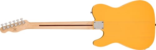 Squier by Fender スクワイヤー エレキギター Squier Sonic™ Telecaster®, Maple Fingerboard, Black Pickguard, Butterscotch Blonde ソフトケース付き 最後 画像