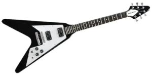 エレキギター フライングVタイプ 2ハムバッカー仕様 ブラック 1