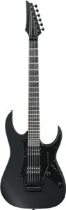 Ibanez(アイバニーズ) GIOシリーズ エレキギター ダブルロッキングトレモロ搭載 Black Flat GRGR330EX-BKF 1