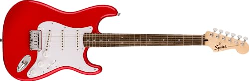 Squier by Fender スクワイヤー エレキギター Squier Sonic™ Stratocaster® HT, Laurel Fingerboard, White Pickguard, Torino Red ソフトケース付き 1
