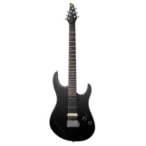 Donner エレキギター 初心者 SSHピックアップ配列 ポプラ材 専用ケース付き DMT-66 ブラック 1