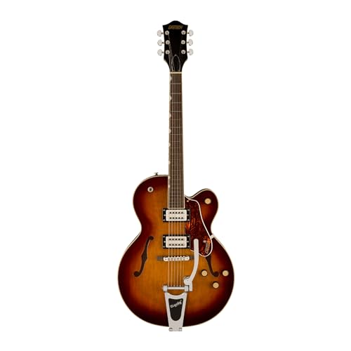 GRETSCH グレッチ フルアコ G2420T Streamliner™ Hollow Body with Bigsby®, Laurel Fingerboard, Broad'Tron™ BT-3S Pickups, Havana Burst ソフトケース付きの外観・全体像 画像