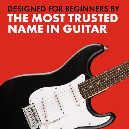 Squier by Fender スクワイヤー エレキギター Debut Collection™ Stratocaster®, Laurel Fingerboard, White Pickguard, Black ソフトケース付きの特徴・詳細 画像