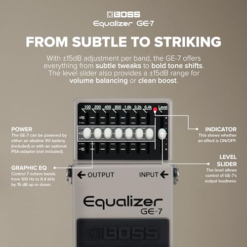 BOSS Equalizer GE-7の特徴・詳細 画像