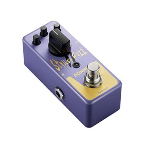 Donner ファズ エフェクター Fuzz Pedal ミニ ファズ ペダル トゥルーバイパス Stylish Fuzz II 1