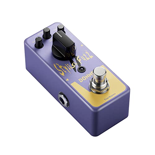 Donner ファズ エフェクター Fuzz Pedal ミニ ファズ ペダル トゥルーバイパス Stylish Fuzz II 1