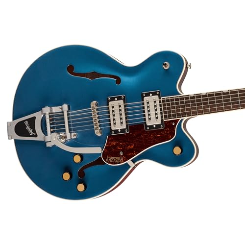 GRETSCH グレッチ セミアコ G2622T Streamliner™ Center Block Double-Cut with Bigsby®, Laurel Fingerboard, Broad’Tron™ BT-3S Pickups, Dark Denim ソフトケース付きの特徴・詳細 画像
