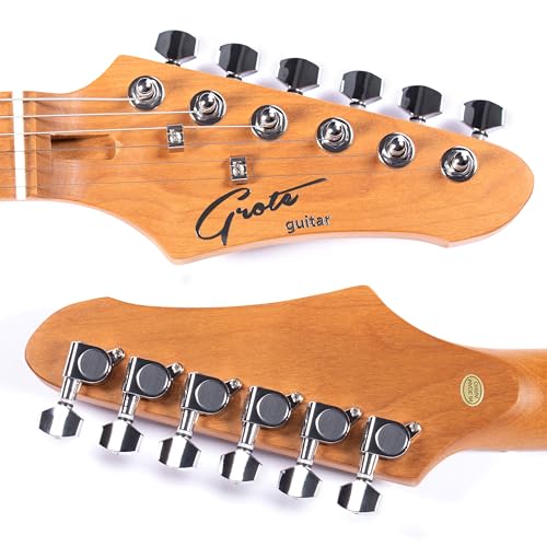 グローテ・エレクトリック・ソリッド・ボディ・ギター Modern-GST 初心者用 (Mocha) 中間 画像