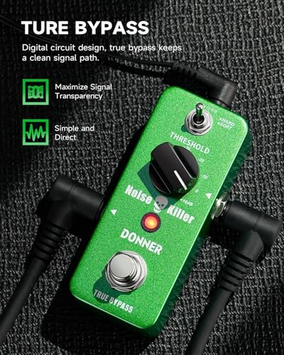 Donner ノイズゲート エフェクター ギター ペダル 2モード Noise Killer (ノイズゲート)の特徴・詳細 画像
