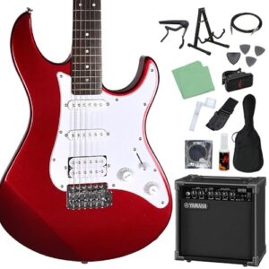 YAMAHA PACIFICA012 エレキギター 入門モデル SSHピックアップ ヤマハ パシフィカ (ヤマハアンプ初心者セット, レッドメタリック) 1