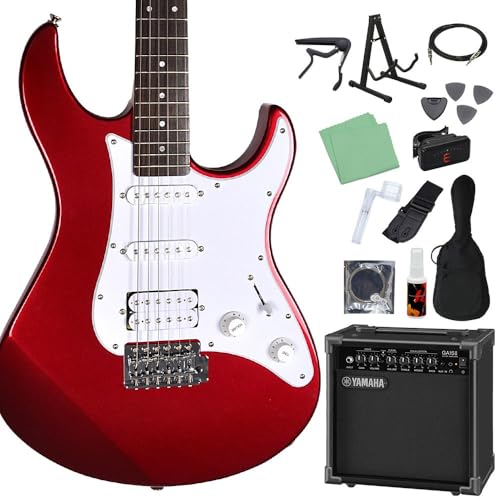 YAMAHA PACIFICA012 エレキギター 入門モデル SSHピックアップ ヤマハ パシフィカ (ヤマハアンプ初心者セット, レッドメタリック) 1