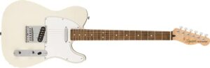 Squier by Fender エレキギター Affinity Series™ Telecaster®, Laurel Fingerboard, White Pickguard, Olympic White ソフトケース付き 1