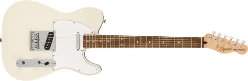 Squier by Fender エレキギター Affinity Series™ Telecaster®, Laurel Fingerboard, White Pickguard, Olympic White ソフトケース付き 1
