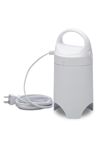 アール SAKuRAKu 電動吸引機 エアッシュ (アダプタ3種付き) 掃除機なしで吸引&圧縮 (自立型/布団圧縮/衣類圧縮) Airsh 単品 白 (直径10×21cm) AIR-N01の外観・全体像 画像