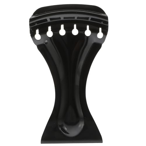 ABOOFAN 弦用 テールピース ブラック ドブロギター リゾネーターギター対応 エコーギター ブリッジ 交換部品 パーツ 1