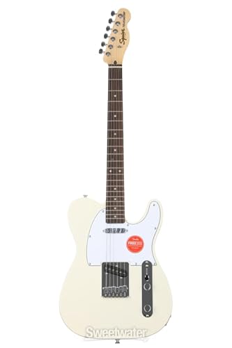 Squier by Fender エレキギター Affinity Series™ Telecaster®, Laurel Fingerboard, White Pickguard, Olympic White ソフトケース付きの特徴・詳細 画像