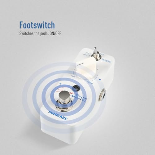 SONICAKE クリーン ブースター ギター エフェクター ペダル Sonic Super Masterの特徴・詳細 画像