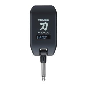 BOSS ボス KATANA:GO ヘッドフォン・ギター・アンプ ベース対応 60種類以上のエフェクト搭載 有機ELディスプレイ チューナー搭載 Bluetooth接続対応 スマホ録音可能 1