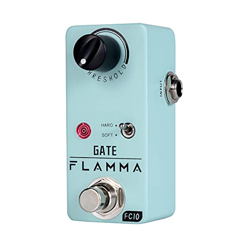 FLAMMA FC10 ノイズ ゲート ギター ペダル ノイズ キラー スマート ノイズ減少 ノイズ サプレッサー エフェクト ペダル トゥルー バイパス ノイズ ゲート グリーン 1