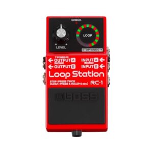 BOSS ボス ループステーション RC-1 ルーパー コンパクトペダル型 シンプル操作 練習/作曲/パフォーマンス Loop Station コンパクトエフェクター 1