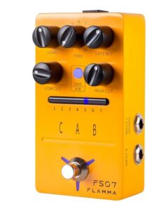 FLAMMA FS07 ステレオ キャビネット シミュレーション ペダル 11 工場 キャブ シム ファイル サポート ソフトウェア 編集 3rd パーティ IR ロード 7可読 プリセット 1