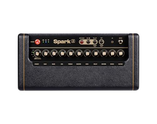 Positive Grid Spark 2 Black ギターアンプ ルーパー内蔵 50W Bluetooth 自宅練習に最適 アプリでアンプやエフェクトを切り替えられる ※Amazon限定 メーカーオリジナルピック付きの特徴・詳細 画像