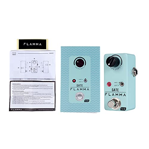 FLAMMA FC10 ノイズ ゲート ギター ペダル ノイズ キラー スマート ノイズ減少 ノイズ サプレッサー エフェクト ペダル トゥルー バイパス ノイズ ゲート グリーンの詳細・まとめ 画像
