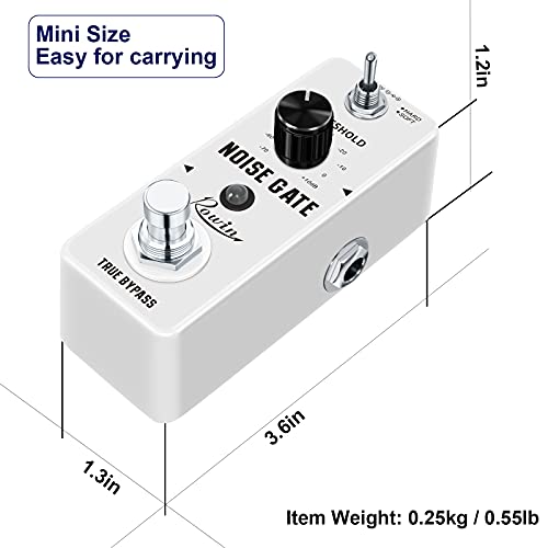 Rowin ノイズリダクション NOISE GATE ギターエフェクトペダル LEF-319の特徴・詳細 画像