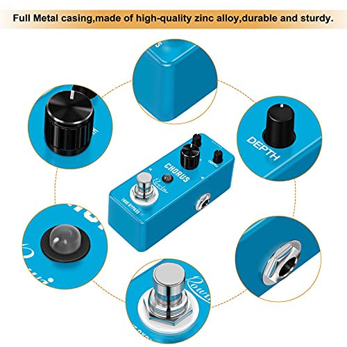 Rowin analog chorusアナログ コラースCHORUSギターエフェクトペダル LEF-304の特徴・詳細 画像