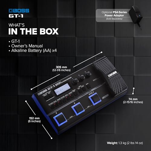 BOSS/GT-1 ボス ギター マルチエフェクターの特徴・詳細 画像