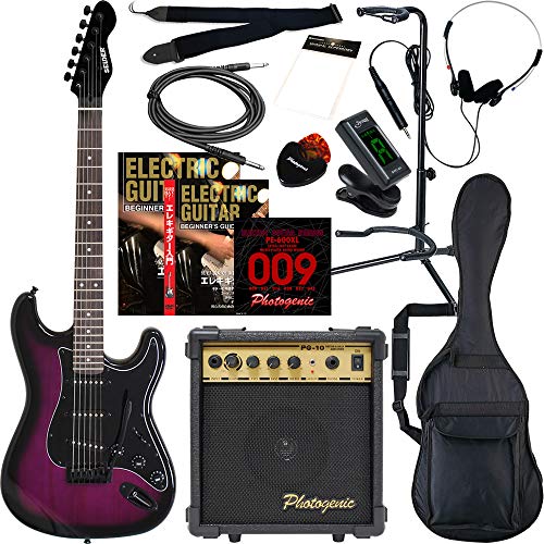 SELDER セルダー エレキギター ストラトキャスタータイプ サクラ楽器オリジナル ST-16/BPP 初心者入門13点セット 1