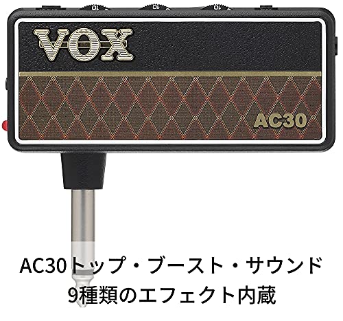 VOX(ヴォックス) ギター用 ヘッドホンアンプ amPlug2 AC30 小型/ケーブル不要/自宅練習/電池駆動/エフェクト内蔵/ヴィンテージサウンド AP2-ACの特徴・詳細 画像