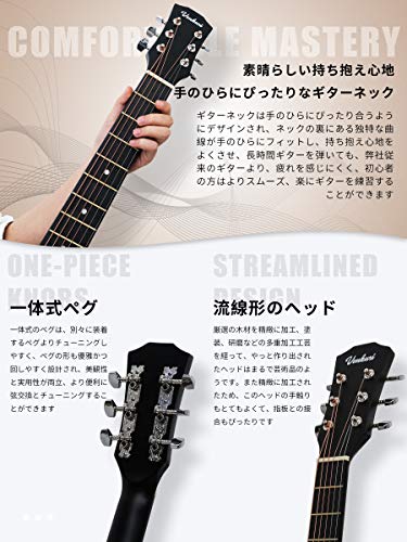 アコースティックギター 17点セット 初心者入門セット 練習ギター ソフトケース付き アコギ guitarの特徴・詳細 画像