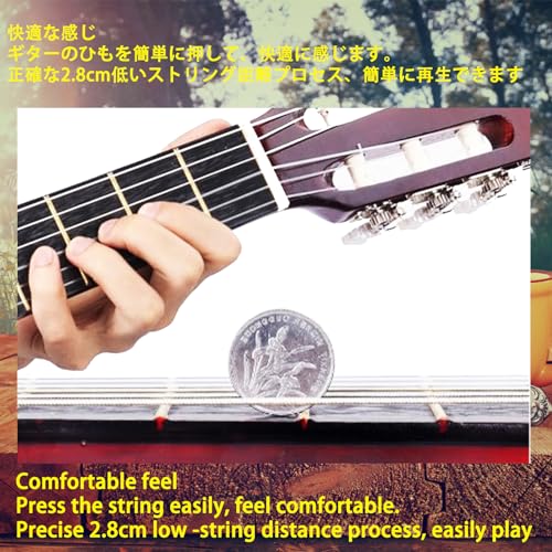 Aryari アコースティックギター 初心者入門練習セット 39インチ クラ フルサイズ ギター アダルト 大人 学生 入門向け ナイロン弦（ストラップ、弦、クロス、ピックなど付き）39 inch 黑の特徴・詳細 画像