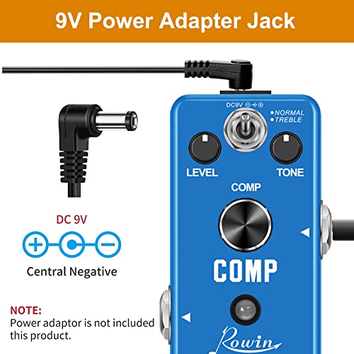 Rowin compressor コンプレッサー COMP ギターエフェクトペダル LEF-333の特徴・詳細 画像