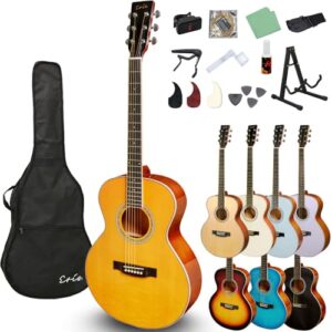 Eris. Aproa アコースティックギター 弾きやすい628mmスケール エリス アプロア (初心者12点セット, グロス/ヴィンテージナチュラル) 1