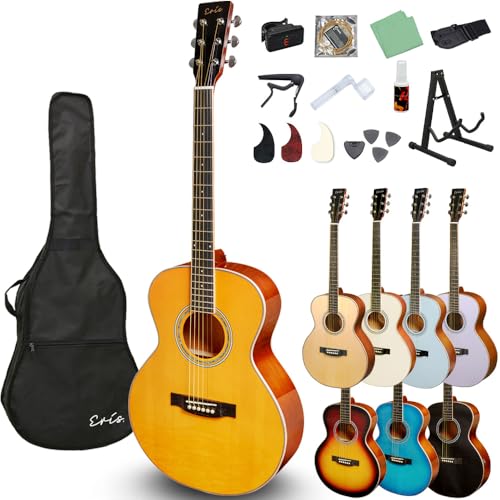 Eris. Aproa アコースティックギター 弾きやすい628mmスケール エリス アプロア (初心者12点セット, グロス/ヴィンテージナチュラル) 1