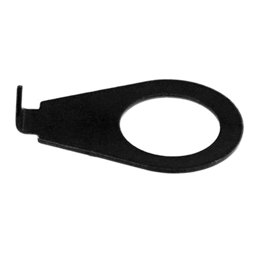 STARTIST 10個のギターノブポインタープレート、金属、ギターコントロールノブワッシャー、楽器の交換用に簡単に取り付け可能, 黒の特徴・詳細 画像