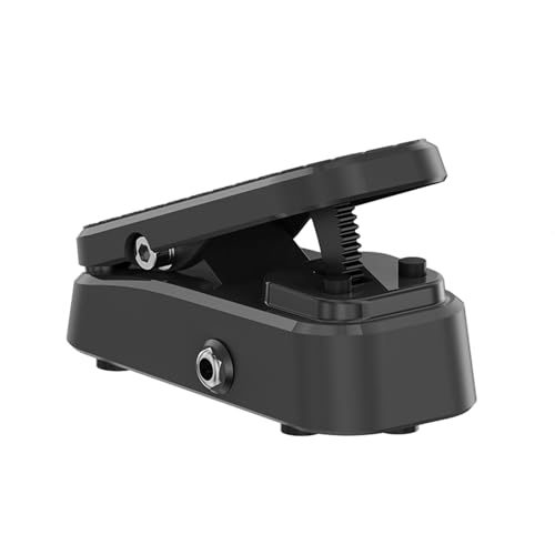 Btuty ボリューム エクスプレッション ギターペダル コンパクト設計 2in1デュアルコントロール サイレントバッファ メタル筐体 ステレオインターフェース ギター ベース用 ブラック 13.6cmの特徴・詳細 画像