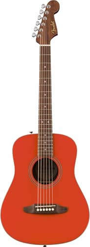 Fender/California Standard Redondo Mini with Bag Spruce Top Fiesta Red フェンダー [ショートスケール]の外観・全体像 画像