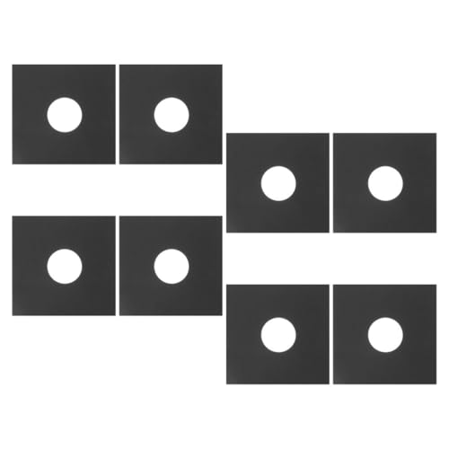 Parliky ビニールレコードスリーブ8枚入り 静電気防止段ボール製ジャケット 多収納対応 音楽コレクション整理用DJ機器アクセサリーの外観・全体像 画像