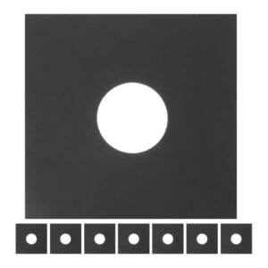 KALLORY ビニールレコード用交換インナースリーブ8枚セット 静電気防止二重層構造 ビニールレコード収納バッグ DJ機器用保管 輸送対応 1