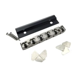 TISHITA ステンレススチールギターナット、エレキギター用のローラーナット43mm、プロの取り付けハードウェア、交換部品 1