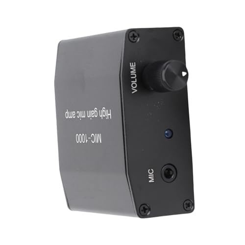 Zerodis マイクアンプ 高感度 マイクオーディオアンプ 高利得1000倍増幅 アクセサリーセットキットコンパクトサイズ収納便利ユーザーフレンドリー DC 5Vブラックの詳細・まとめ 画像