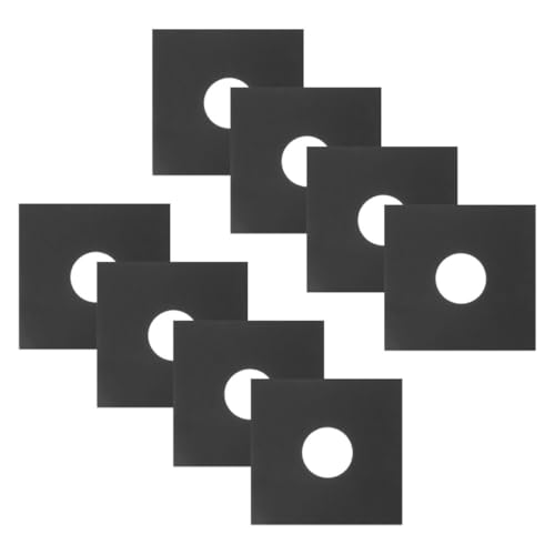 SHINYPASING ビニールレコードプロテクタースリーブ 二重層段ボール製レコードカバー 8枚セット 静電気防止設計の外観・全体像 画像